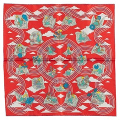 Hermès "Carres Volants" Silk Scarf 70