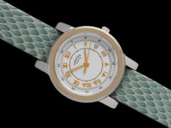 Hermes Carrick Ladies Watch - Stainless Steel & 18K Gold