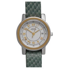Hermes Carrick Ladies Watch - Stainless Steel & 18K Gold