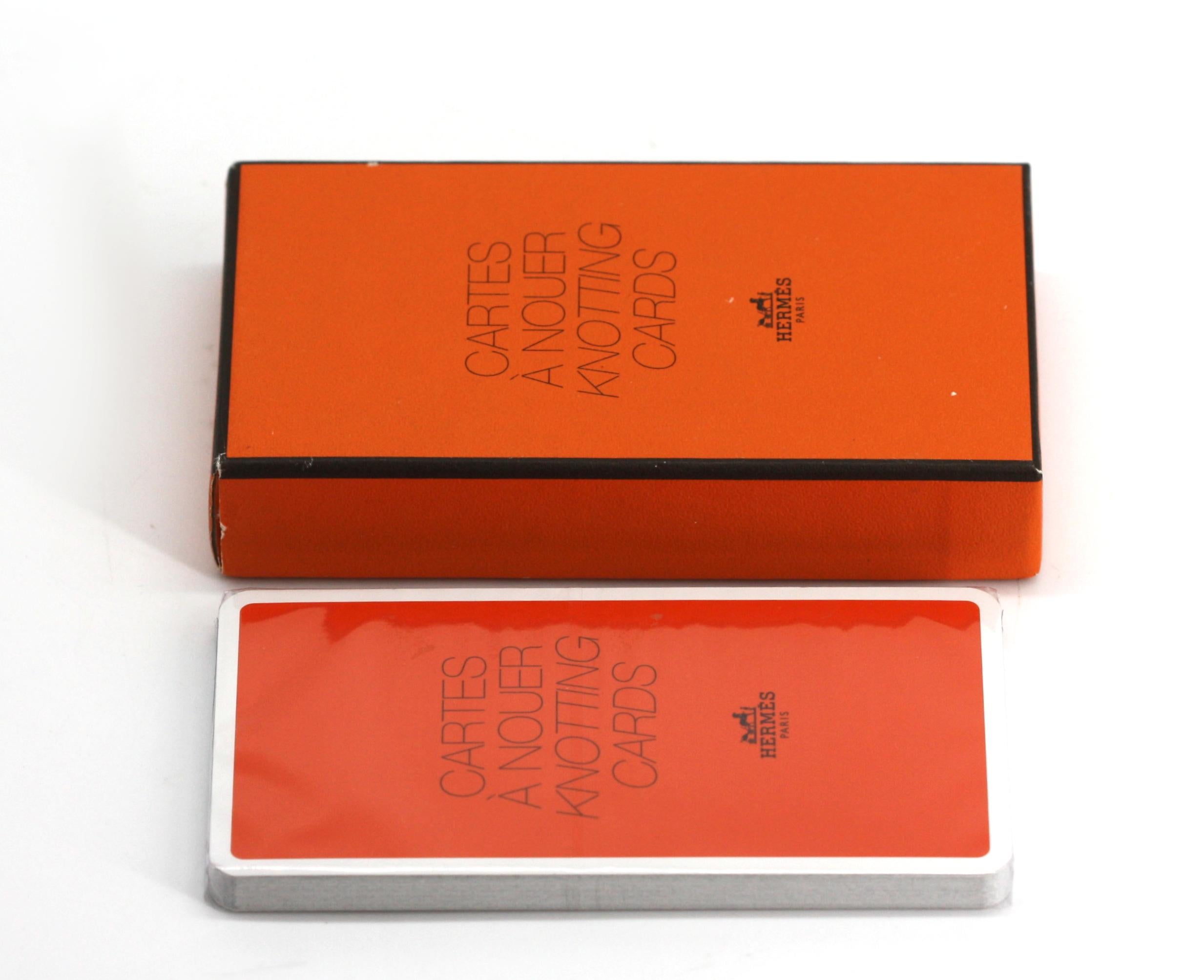 Arancia Hermes Cartes a Nouer / Carte da annodare in vendita