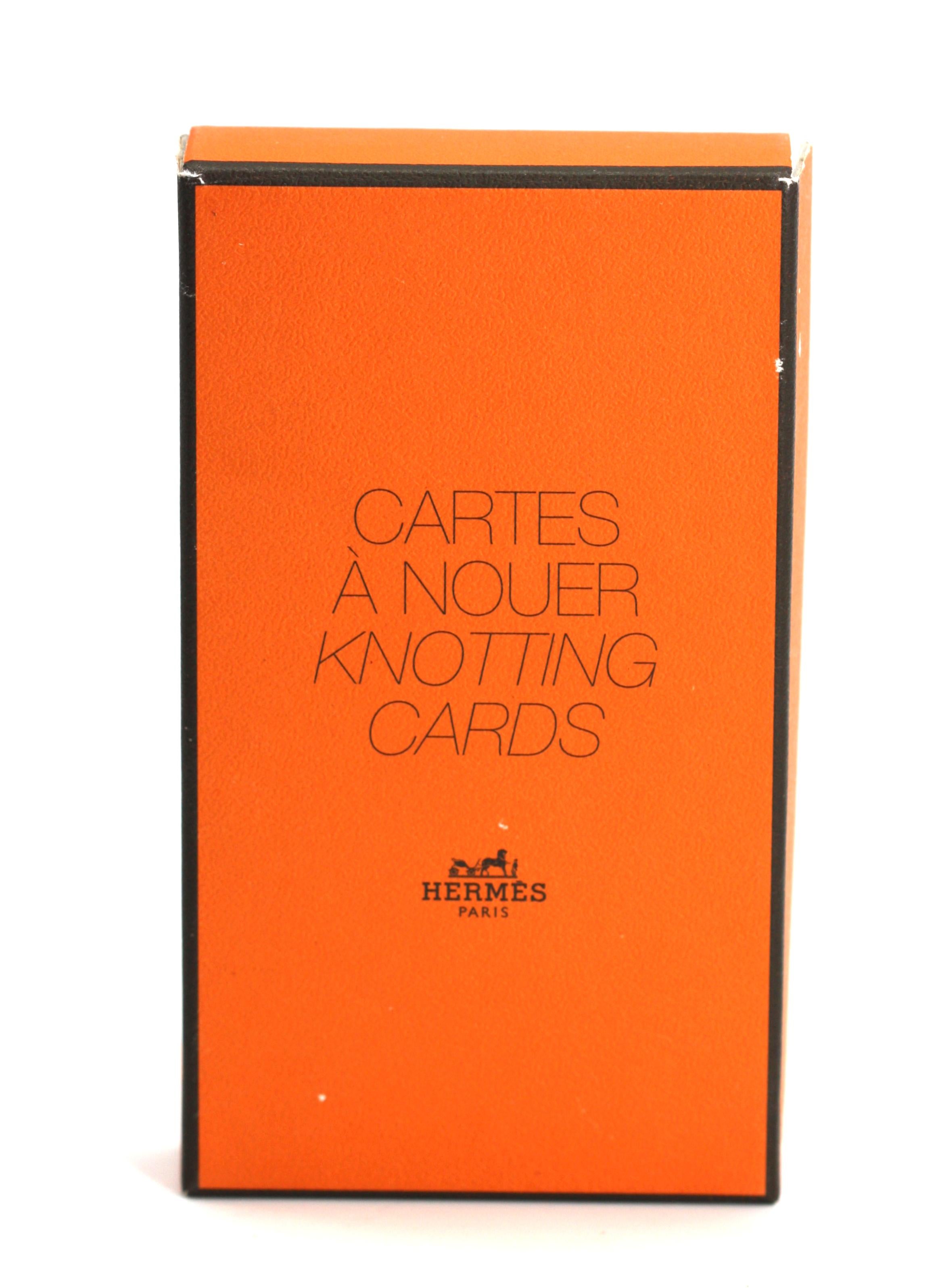 Hermes Cartes a Nouer / Carte da annodare in vendita 2