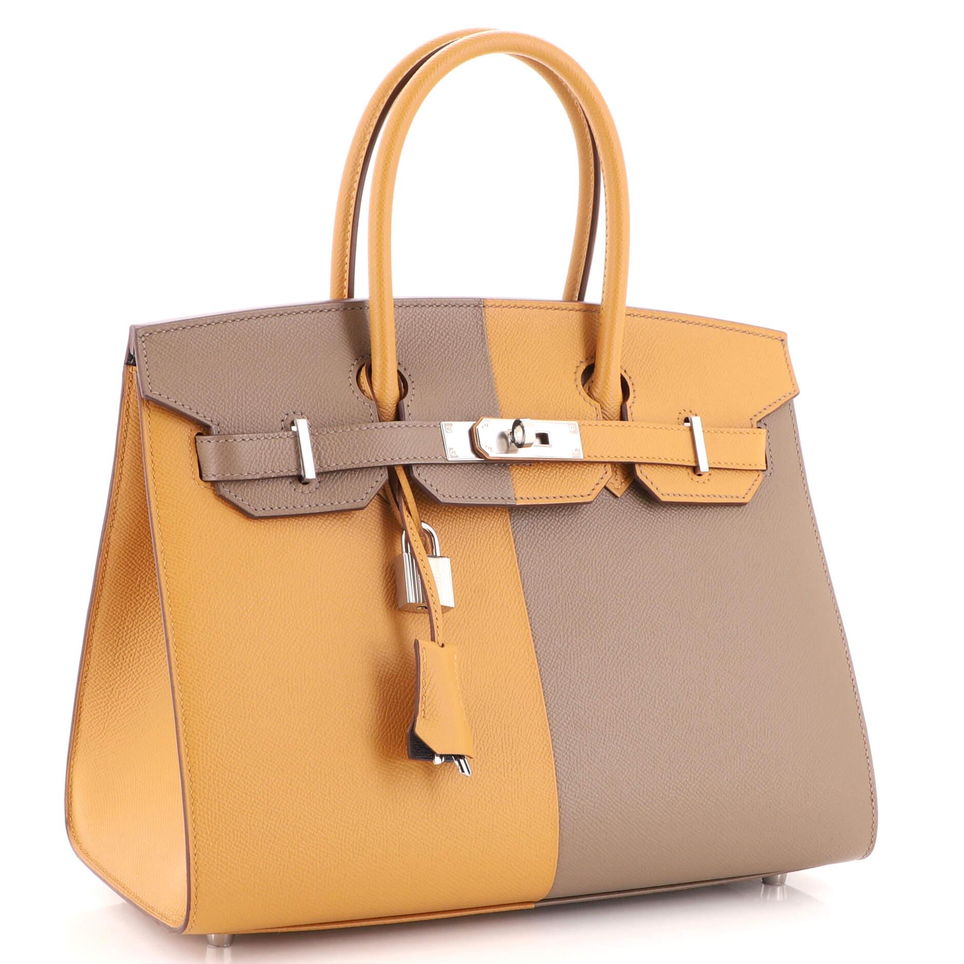 Hermes Casaque Birkin Sellier Bag Epsom 30 In Good Condition In NY, NY