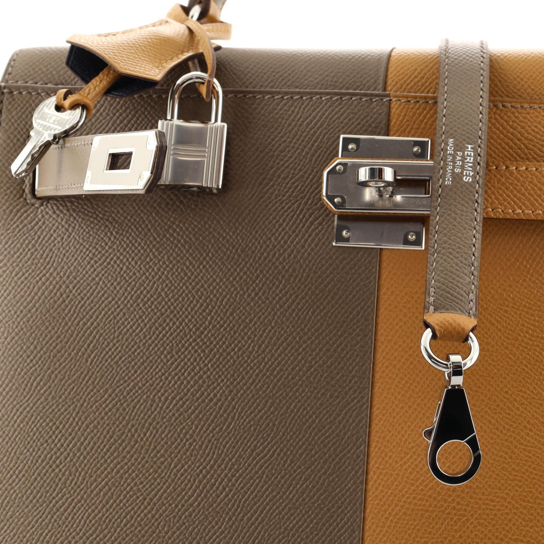Hermes Casaque Kelly Handbag Epsom 28 In Good Condition In NY, NY