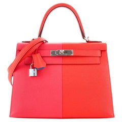 Hermes Casaque Kelly Handbag Epsom 28