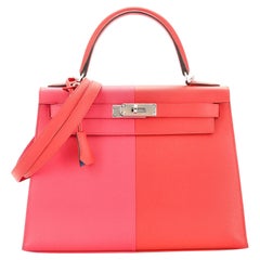 Hermes Casaque Kelly Handbag Epsom 28