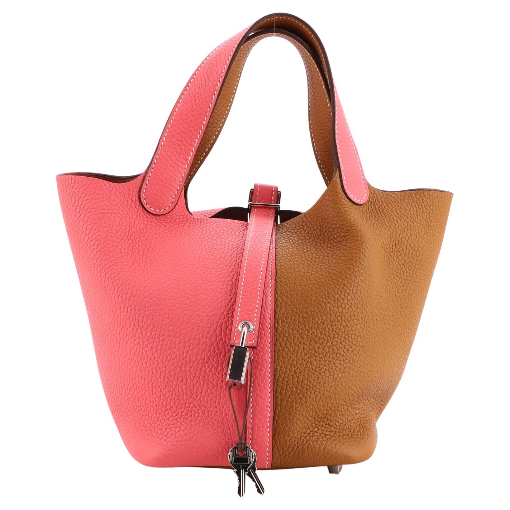 Hermes Casaque Picotin Lock Bag Clemence PM For Sale at 1stDibs