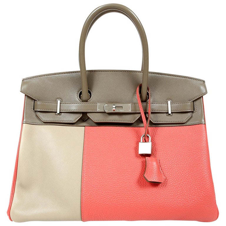 Hermès Birkin 35 Tri-Color Epsom Special Order Bag