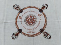 Hermès Cashmere Silk Scarf Encadre Blason 90cm