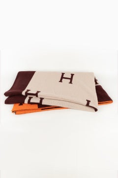 Hermès Cashmere and Wool Plaid/Blanket