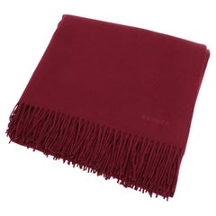 Hermès Kaschmir-Decke Bordeaux