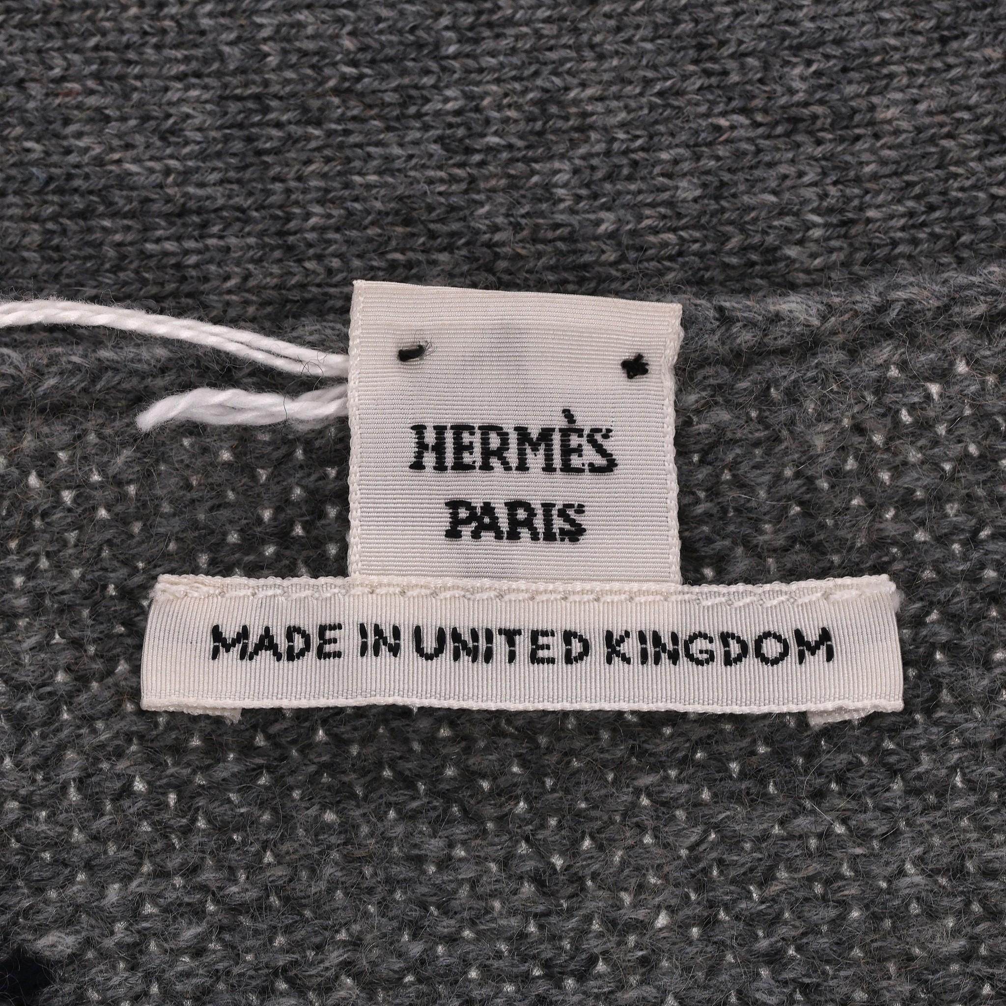 Hermes Cashmere Cardi/Coat For Sale 2