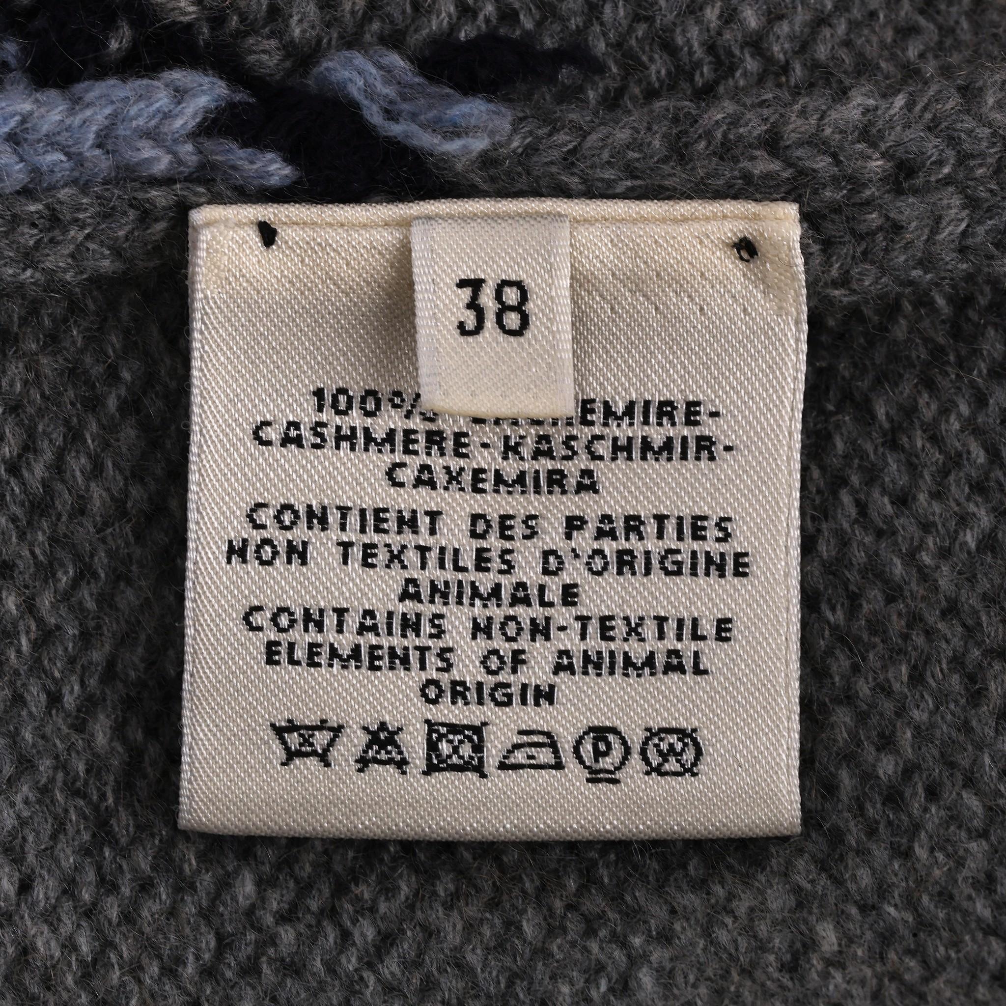 Hermes Cashmere Cardi/Coat For Sale 3