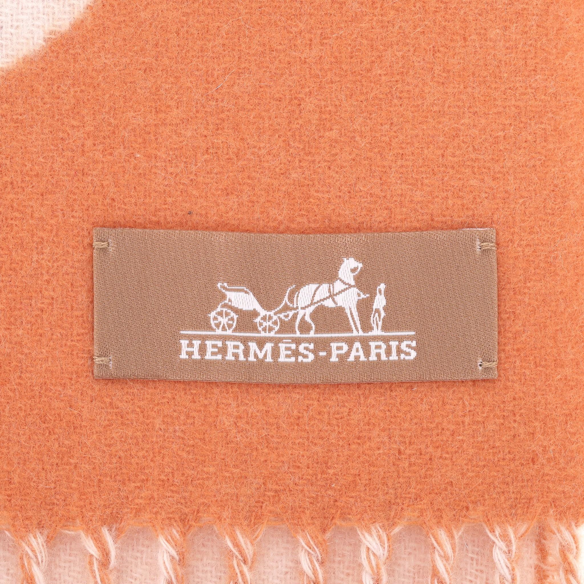 Hermes Cashmere Casaque Grand Mors Muffler Scarf 1