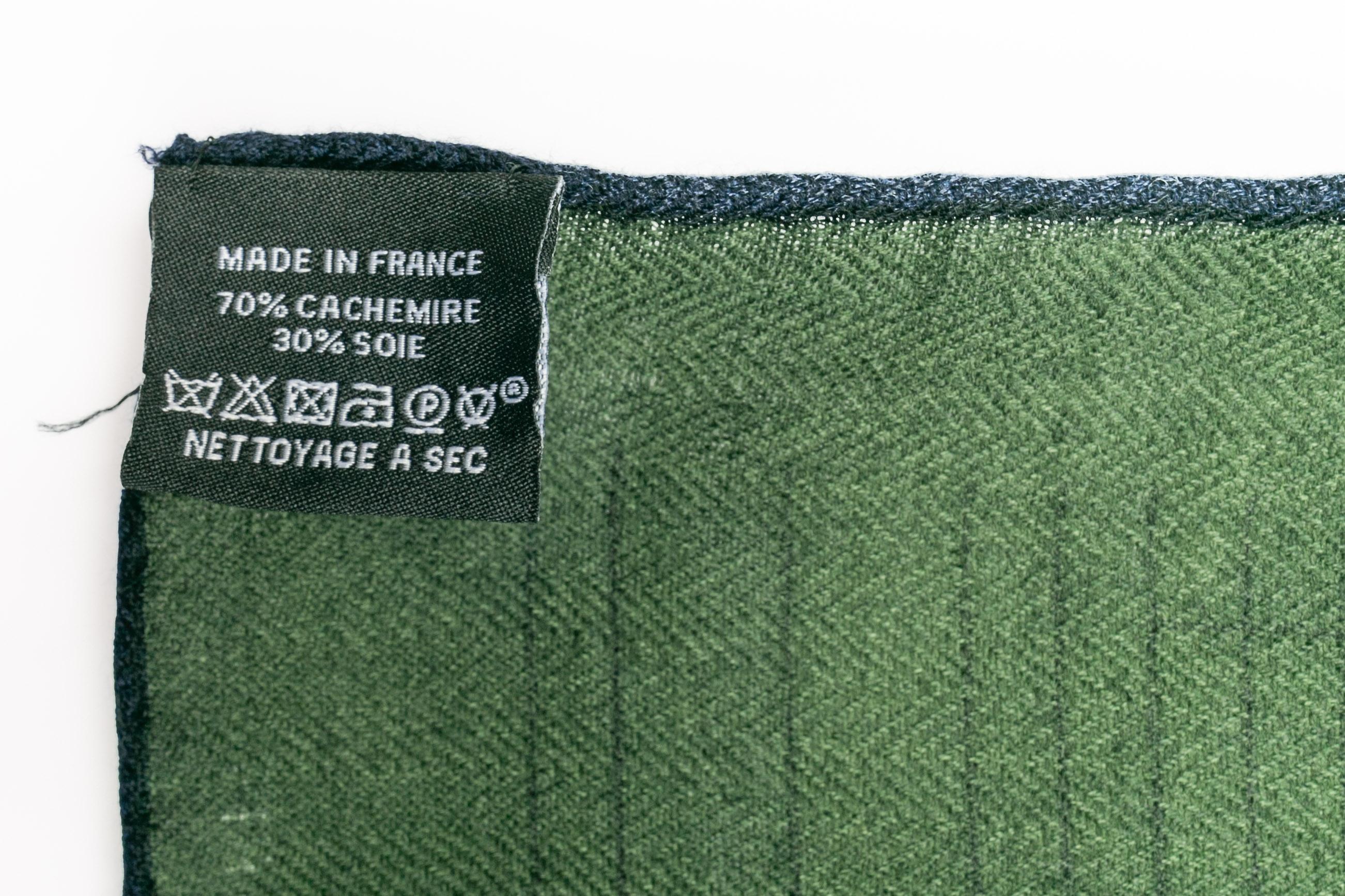 Women's or Men's Hermès cashmere foulard 'Celestial horse' For Sale