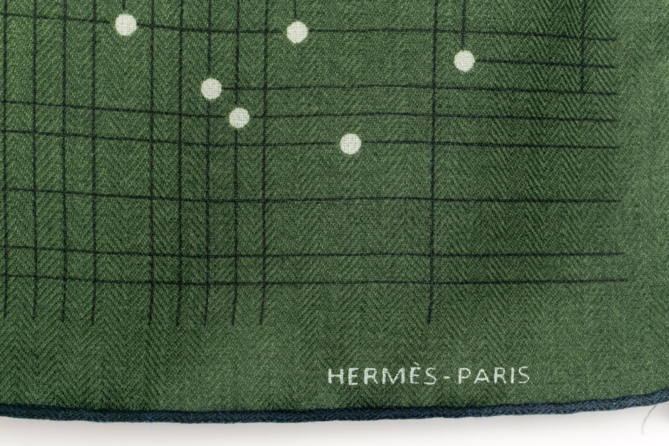 Hermès cashmere foulard 'Celestial horse' For Sale 2