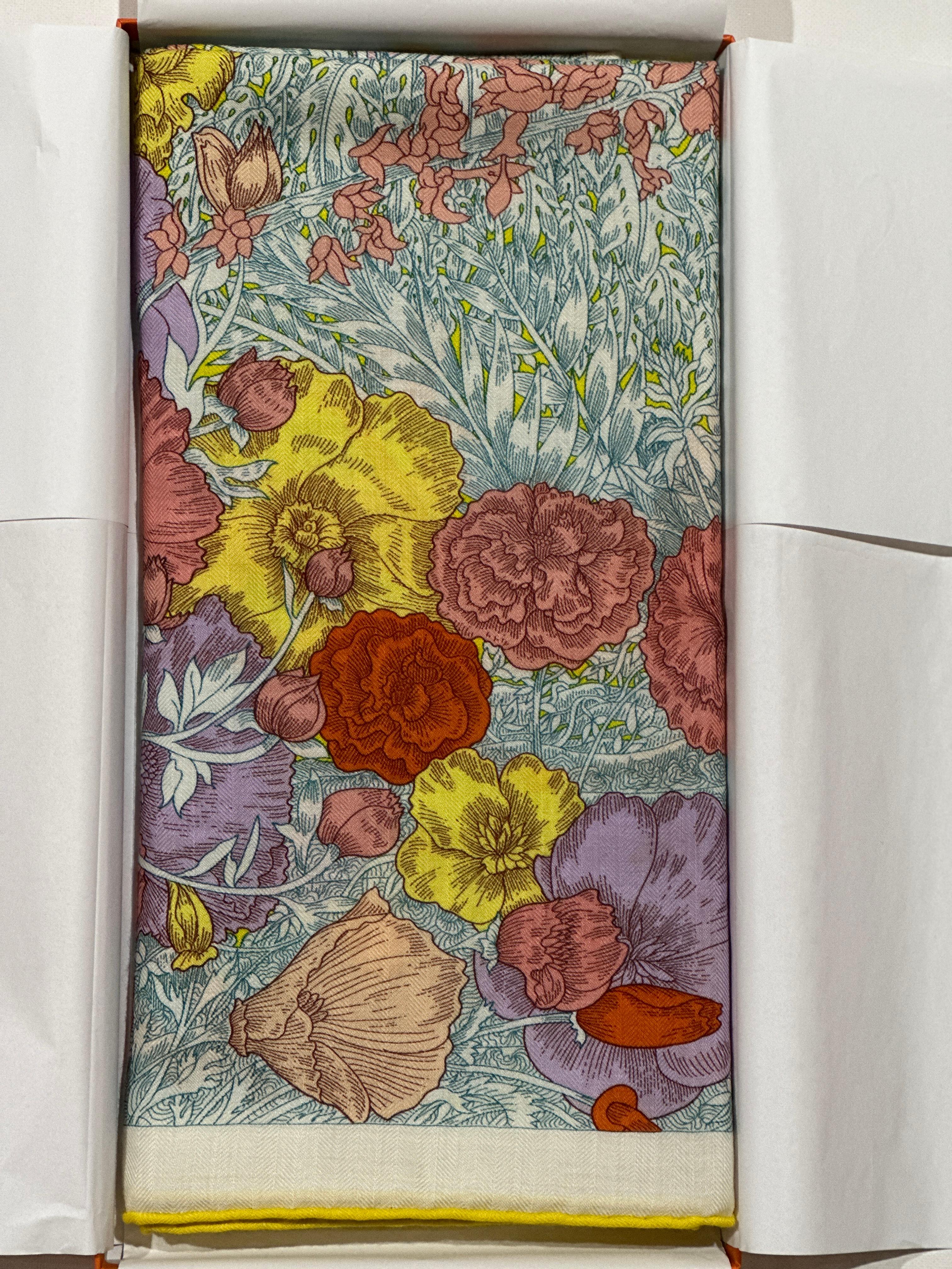 Hermes Cashmere Retour a la Nature shawl 140 Colorway 05 1
