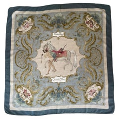 Hermès Cashmere Scarf "Cheval Turc" 1970