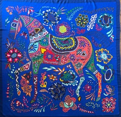 Hermès Cashmere Scarf "En Attendant Ulysse"