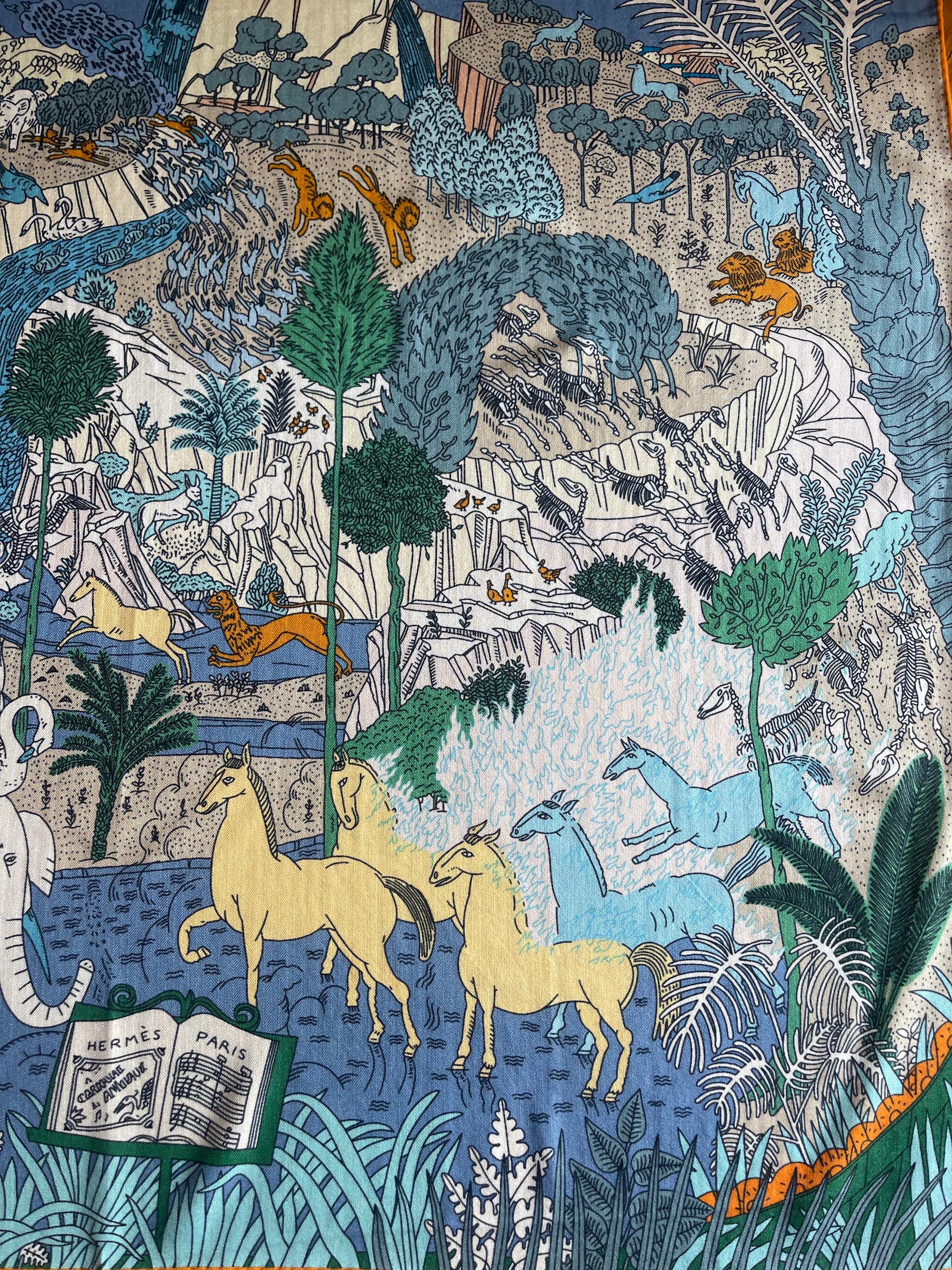 Hermès Cashmere Scarf  