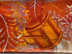 Hermes Cashmere Shawl Scarf Acte III, Scene I, La Clairiere 140 New