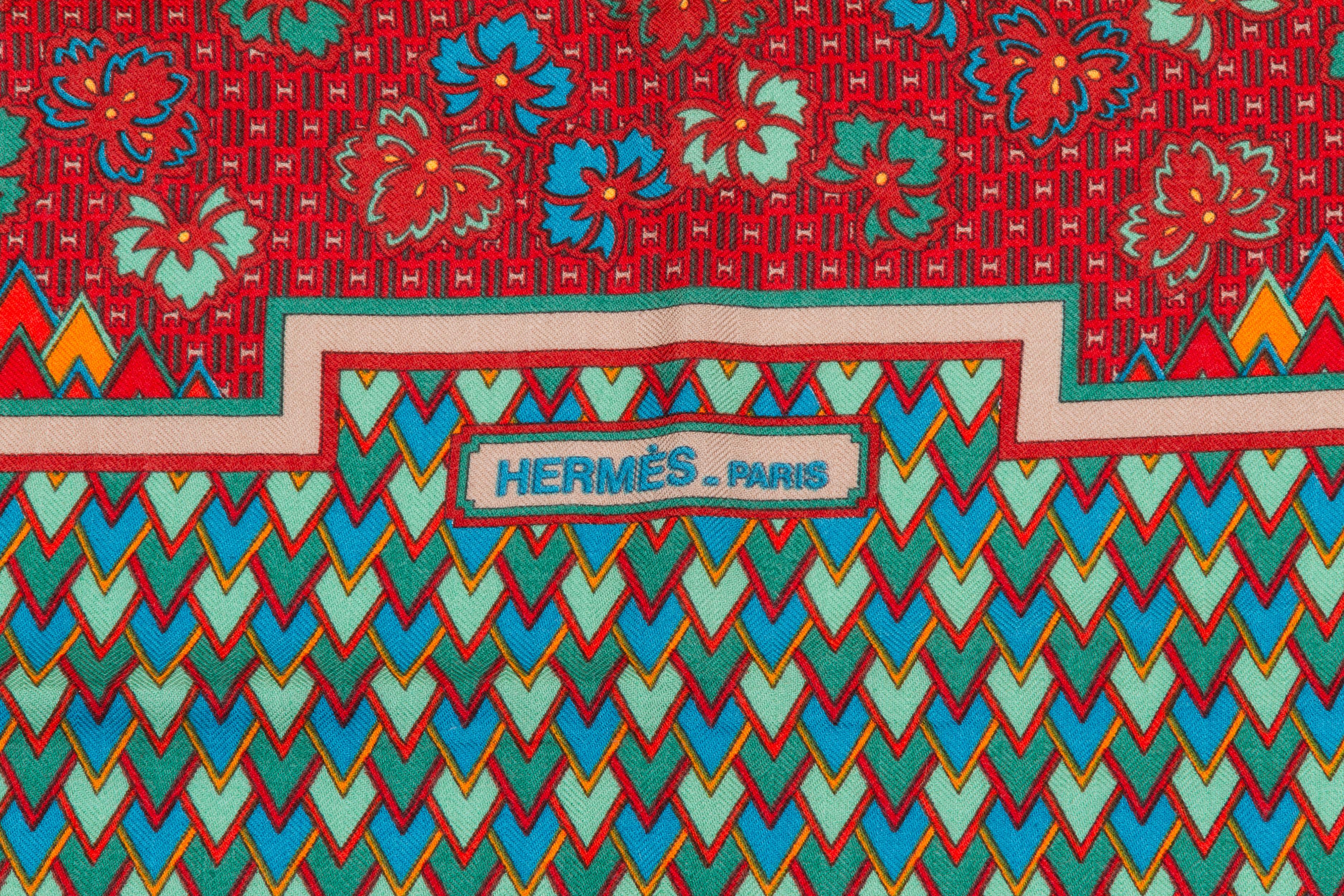 Hermès oversize cashmere and silk blend 55
