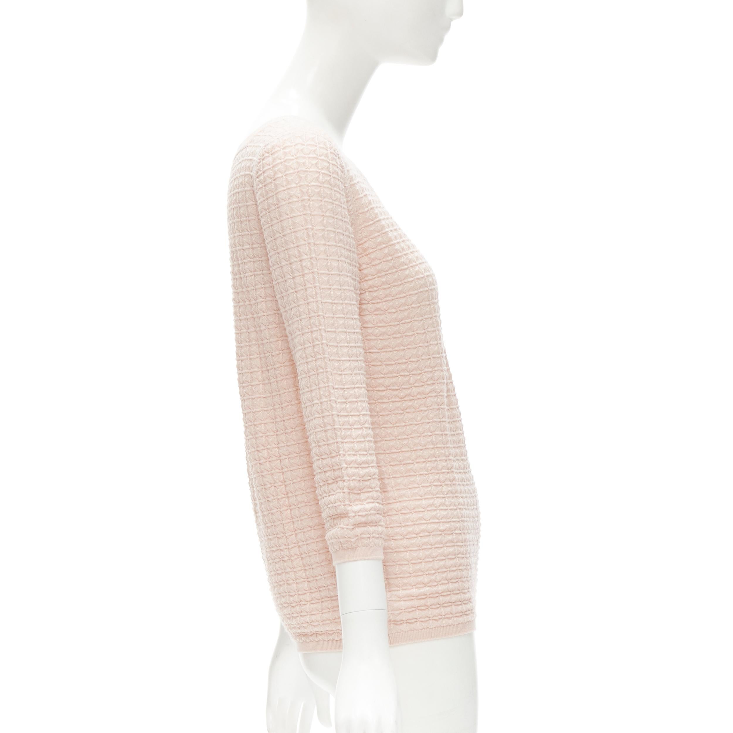 hermes pink sweater