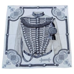 Hermès Cashmere Silk Shawl Brandebourgs Latham 55'