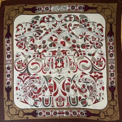 Chal de cachemira y seda Hermès "Folklore" 2010