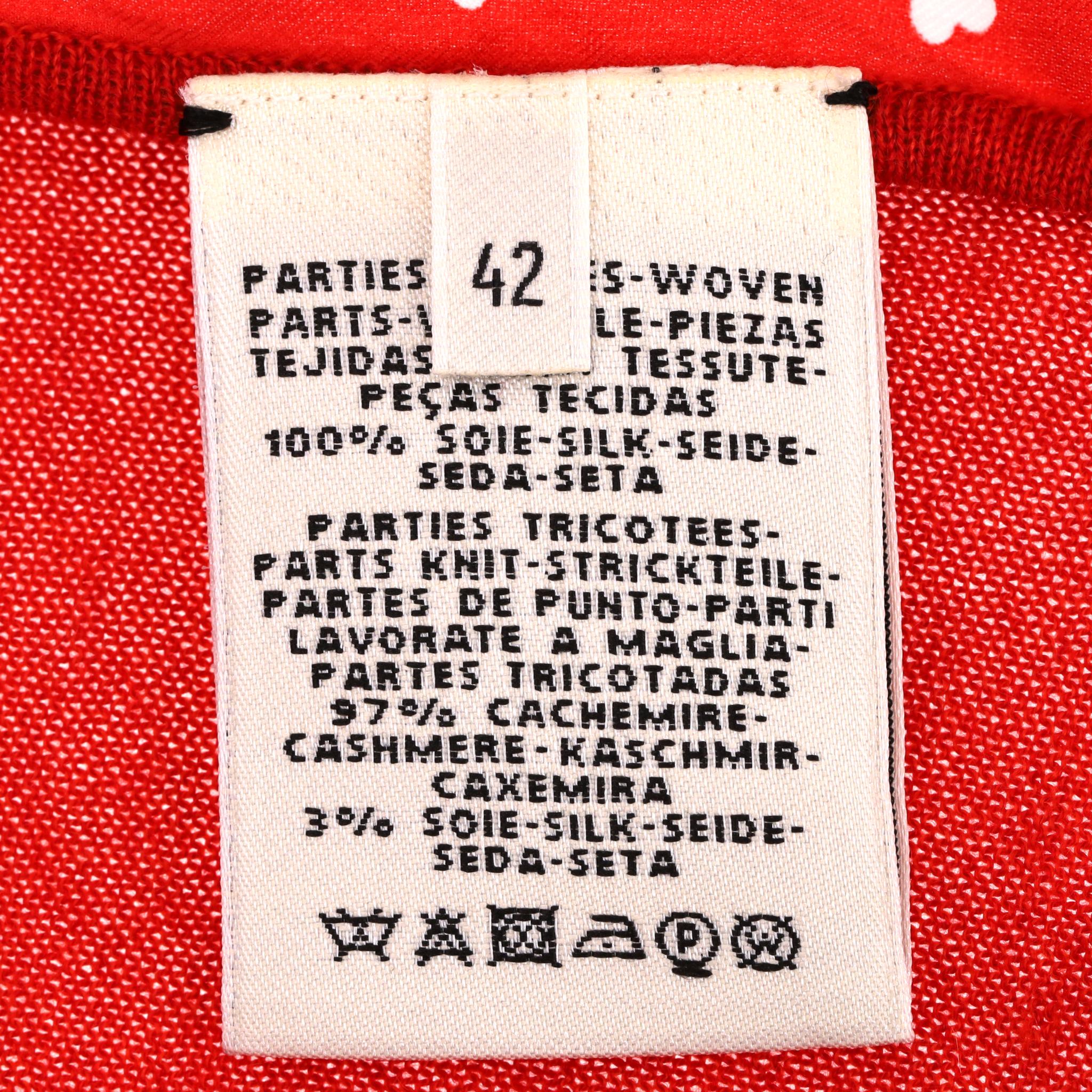 Hermes Cashmere & Silk Twillaine Boucles Et Galons Du Tsa Jumper in vendita 2