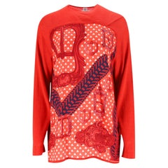 Hermes Cashmere & Silk Twillaine Boucles Et Galons Du Tsa Jumper