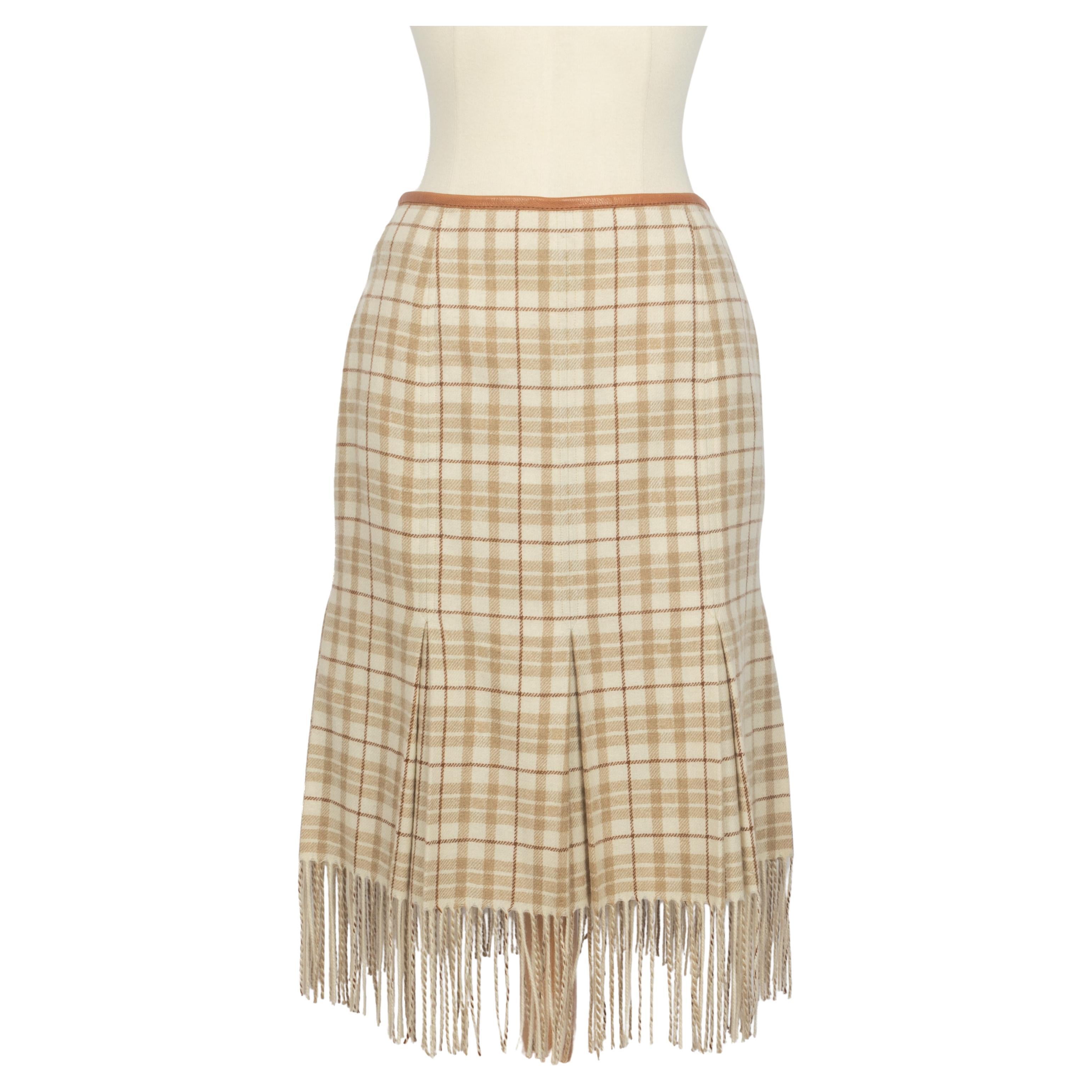 Falda de cachemira Hermès