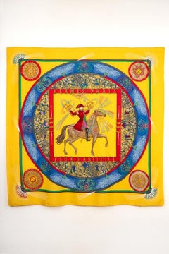 Hermès Cashmere Stole with the 'Firework' Theme, 1993