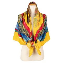 Hermès Cashmere Stole with the 'Firework' Theme, 1993