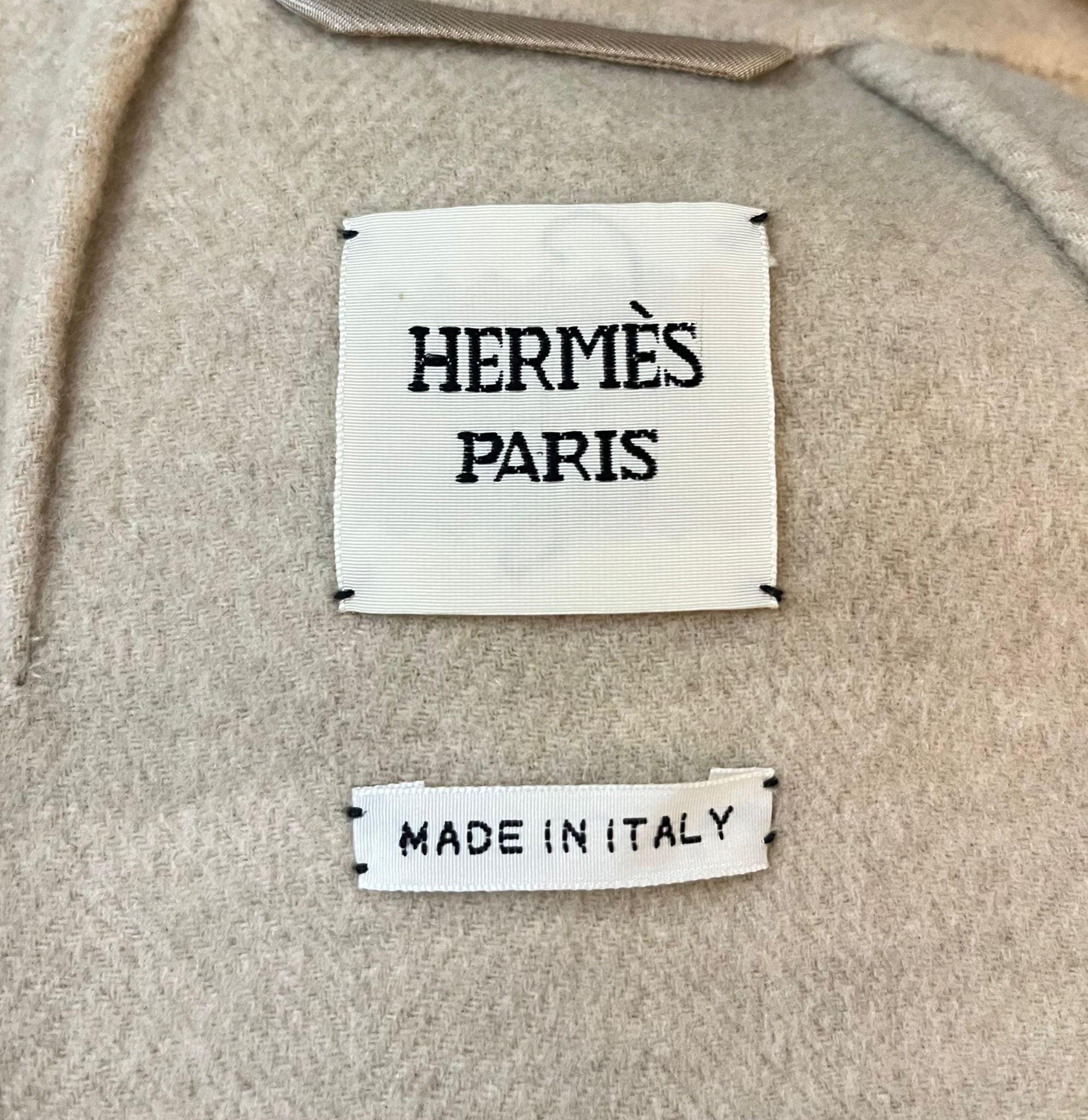 Women's Hermes Cashmere Toggle Closure Coat
