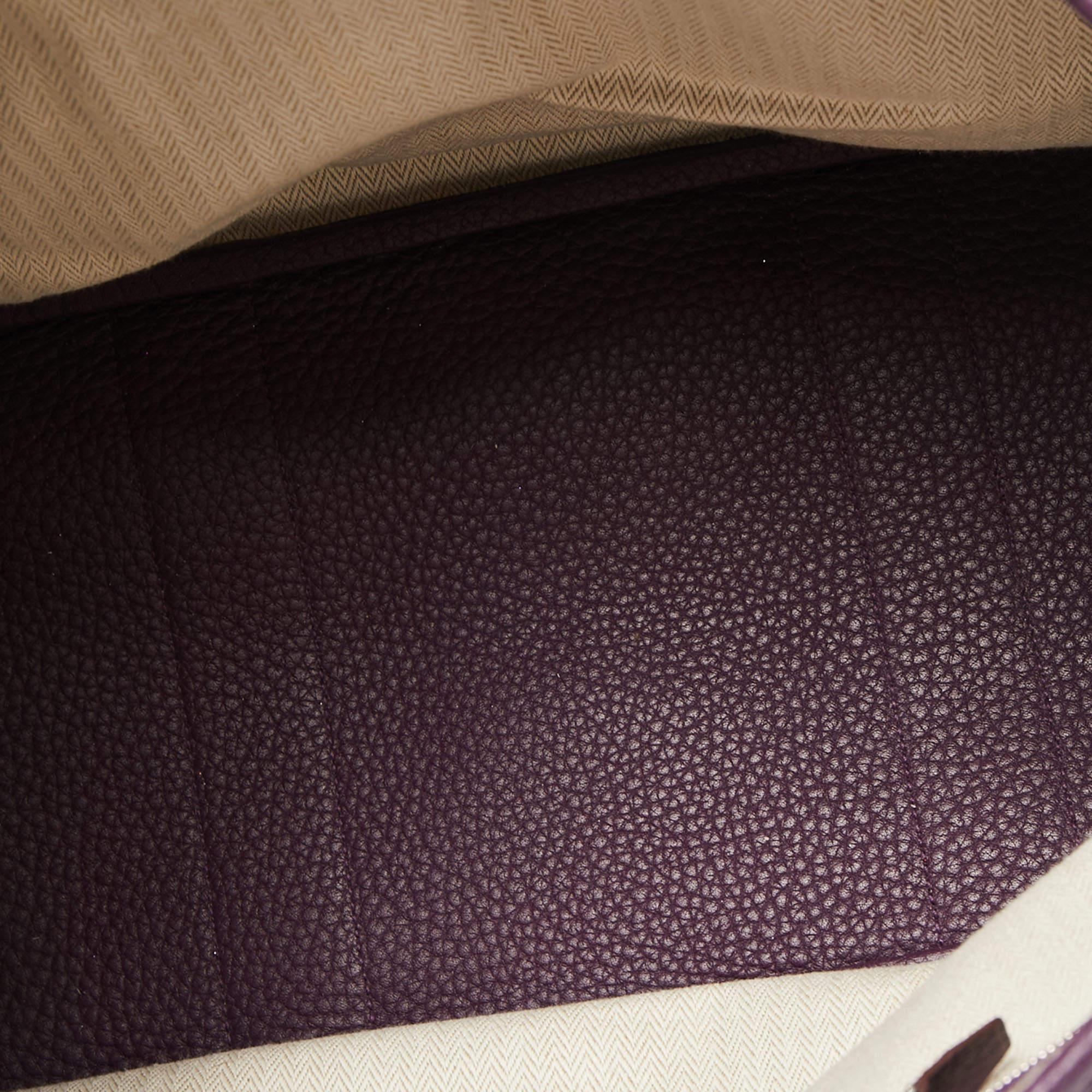 Hermes Cassis Negonda Leather Garden Party 36 Bag 5