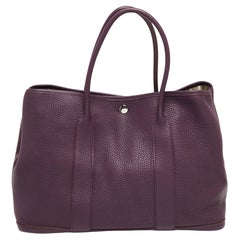 Hermes Cassis Negonda Leather Garden Party 36 Bag