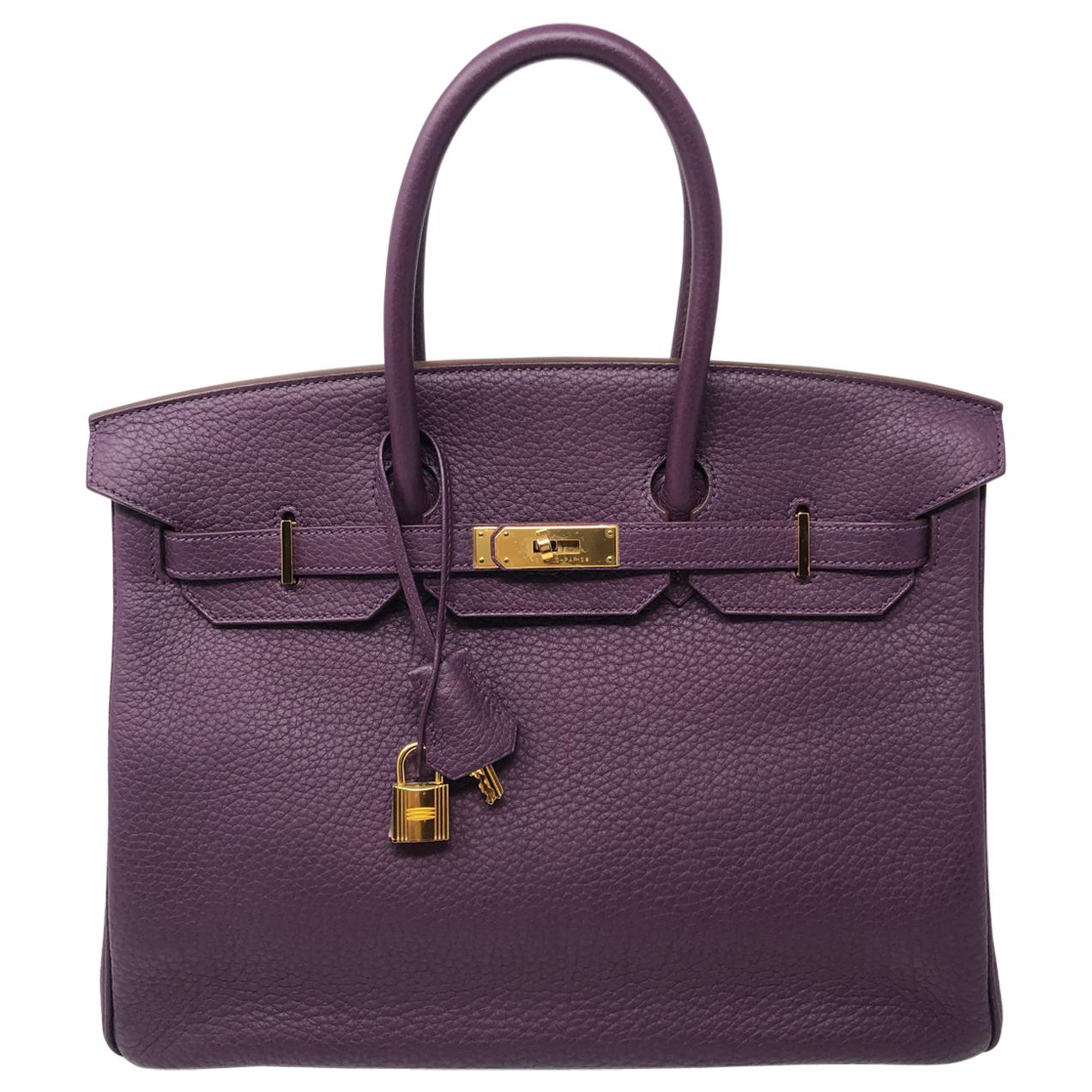 Hermes Cassis Purple Birkin Bag at 1stDibs | cassis hermes, hermes ...