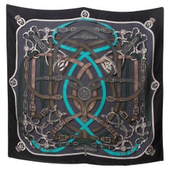 Hermes Cavalcadour by H d Origny Silk Scarf