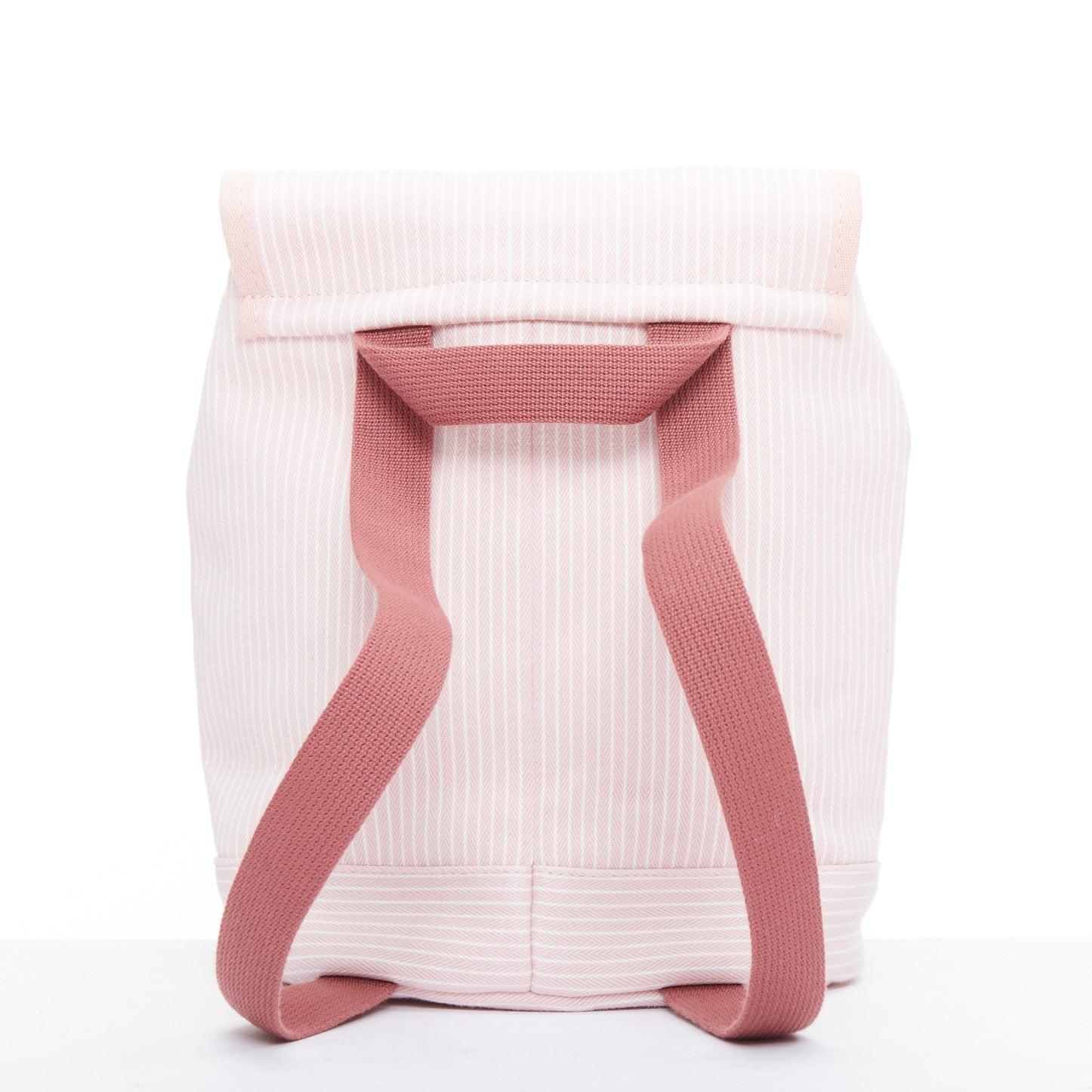 HERMES Cavalcolor pink white cotton wool felt horse backpack In Excellent Condition In Hong Kong, NT