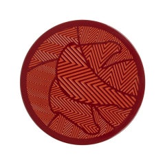 Hermes Cavales Lacquered Box Rouge H New w/ Box