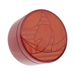 Hermes Cavales Lacquered Twilly Box Rouge H