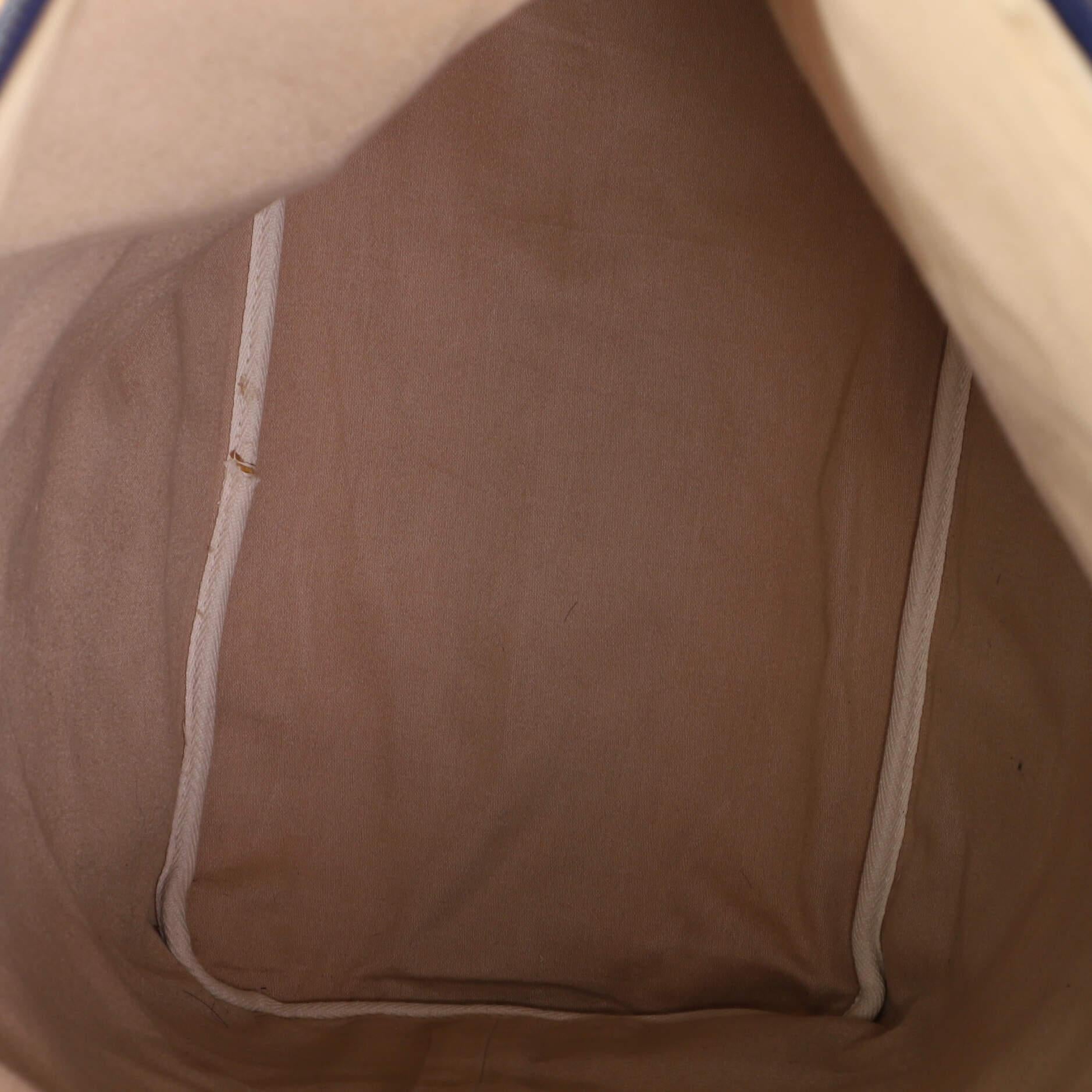 Hermes Cavalier Weekender Toile and Nylon Large In Good Condition For Sale In NY, NY