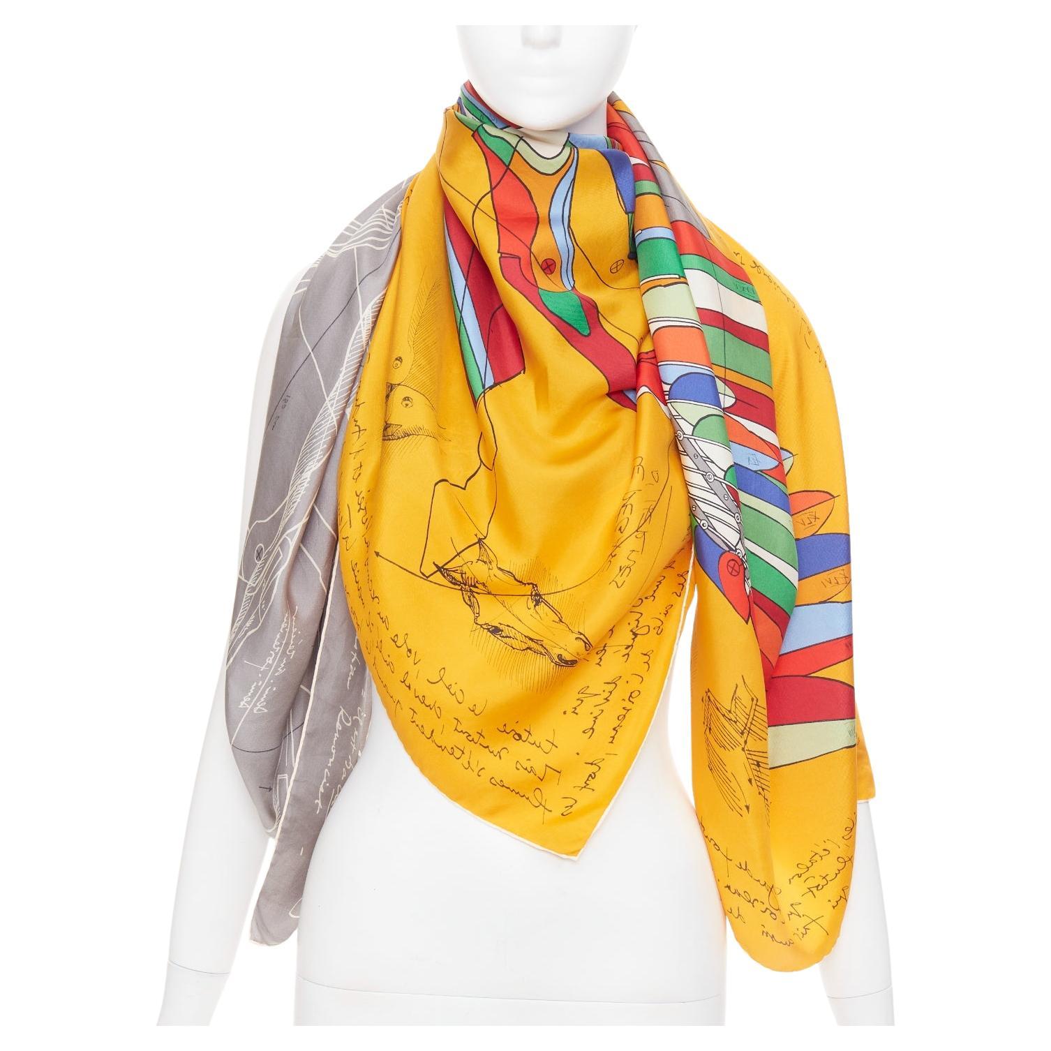 HERMES Cavalleria Favolosa Silk Twill Scarf