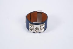 Hermes CDC Blue Palladium Bracelet