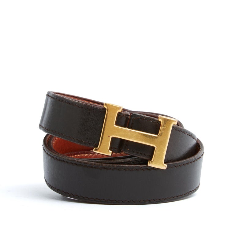 Hermès Ceinture H a composer reversible Constance adjustable  display picture 3