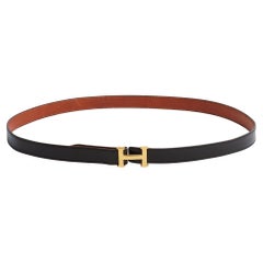 Hermès Ceinture H a composer reversible Constance adjustable Leather Belt Hermes