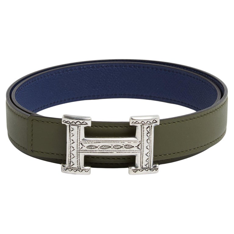 Hermès Ceinture T75 Constance 24 Unique Silver Tuareg H 