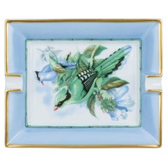 Hermès Celeste Vogel Porzellan Aschenbecher