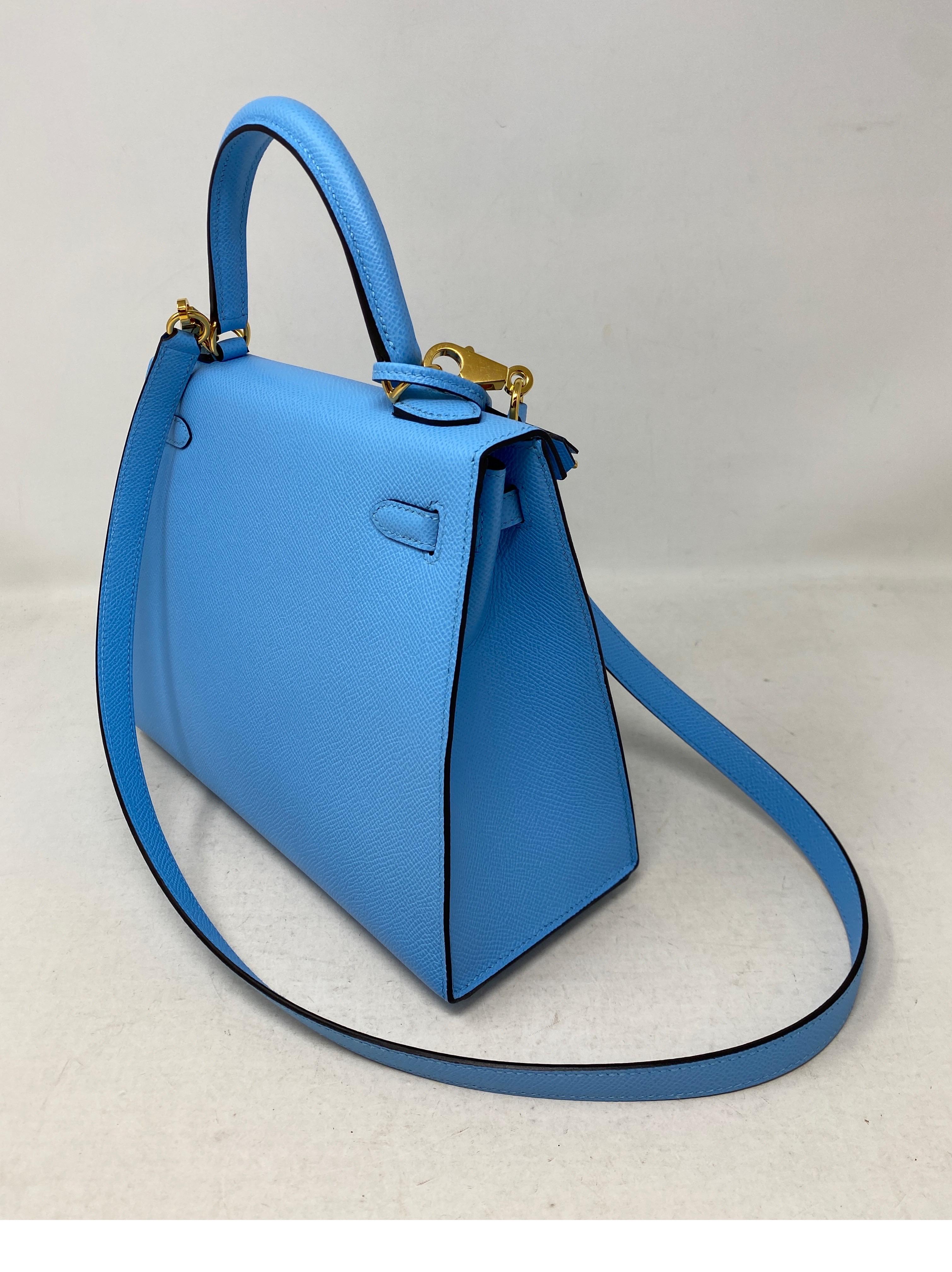 Hermes Celeste Kelly 25 Bag 4