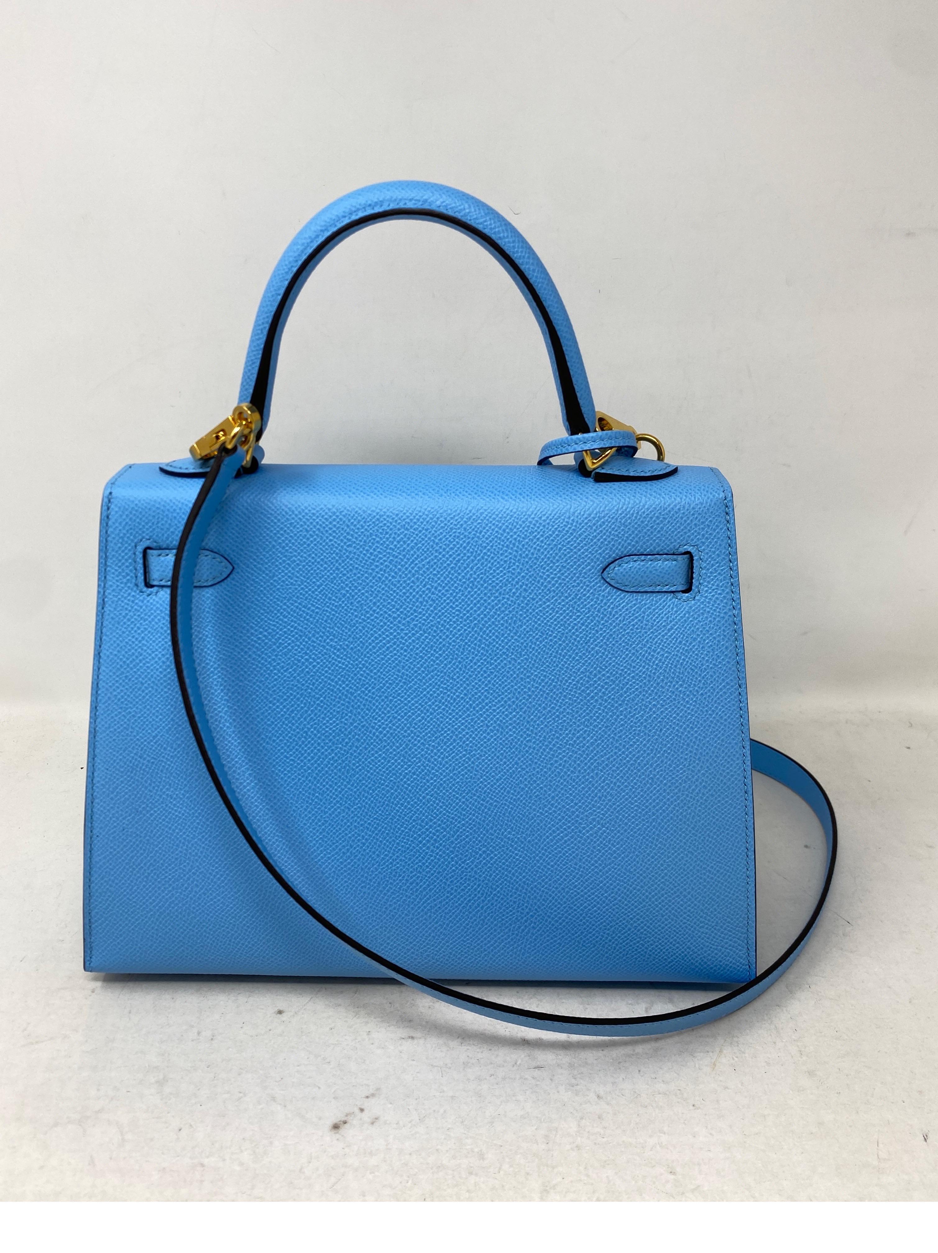 Hermes Celeste Kelly 25 Bag  2